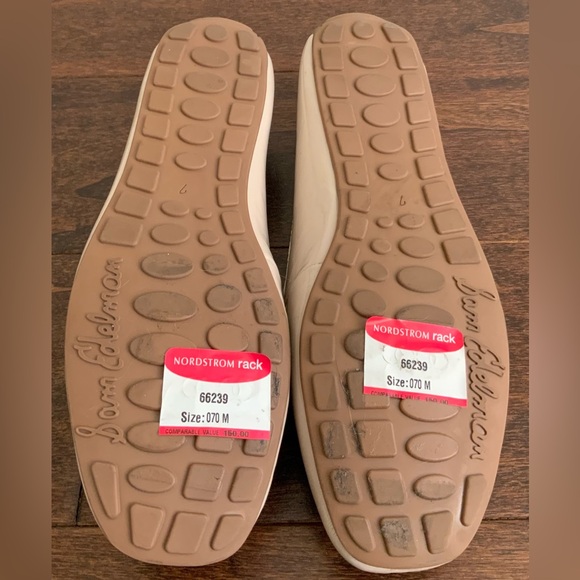 Sam Edelman Tucker Linen Slip On Flat Leather Fashion Dress Loafers Size 7 NWOB - Picture 11 of 12